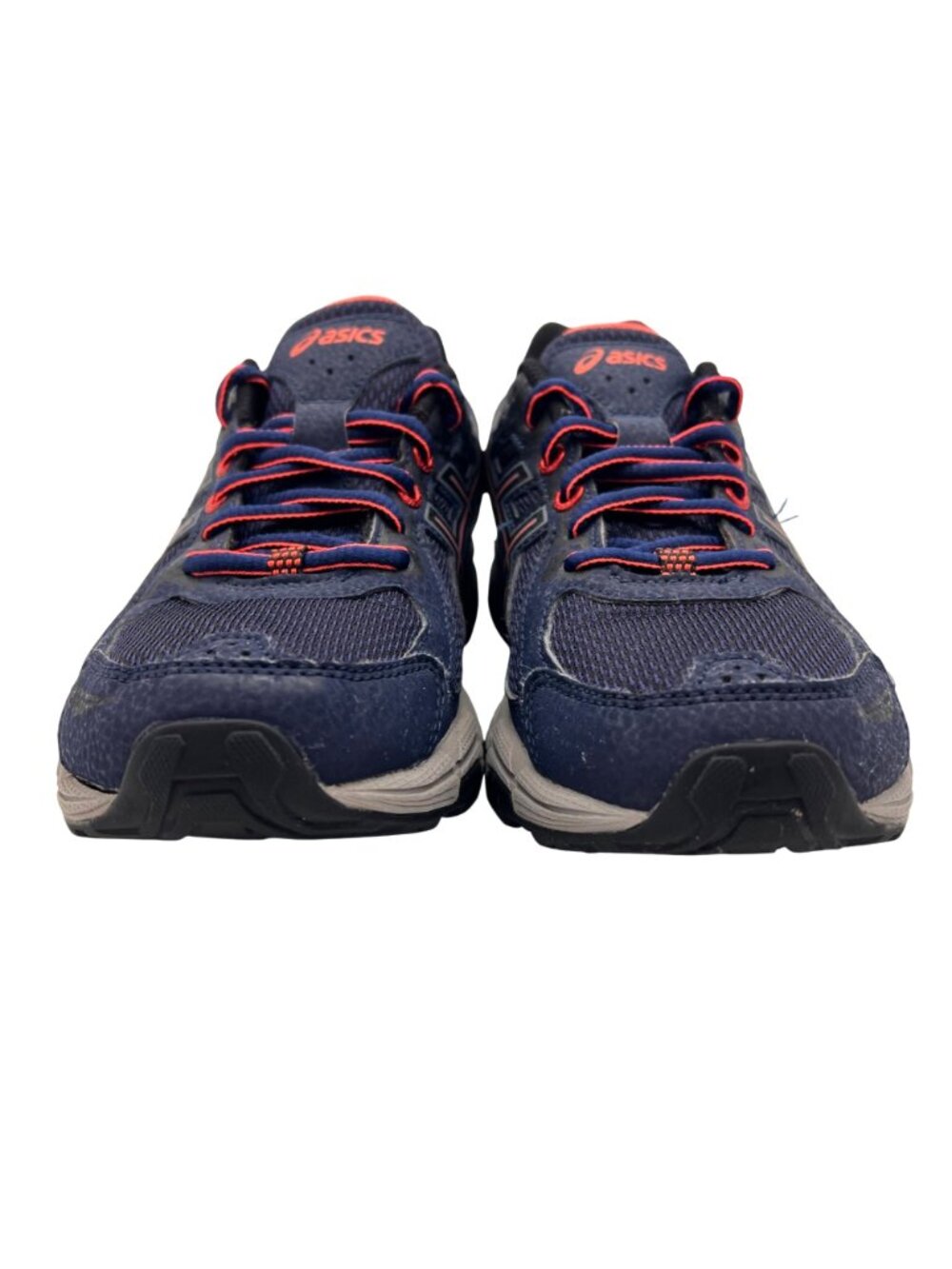 Asics Gel Venture 6 Shoes Womens Size 7 Navy Coral Running Jogging Traction Sole - Picture 7 of 15